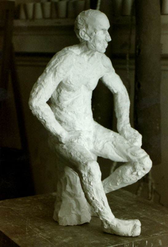 ritratto gaetano edi sanna scultura gesso