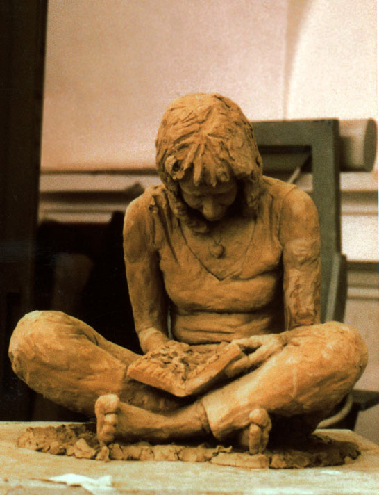 ritratto laura edi sanna scultura terracotta