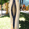 spirito del bosco legno scultura edi sanna